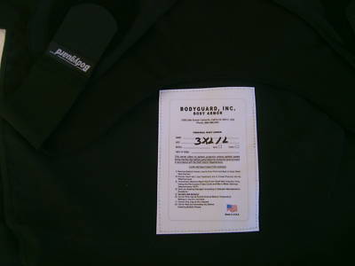 Smith & wesson bodyguard armor carrier mens black 3XL/l