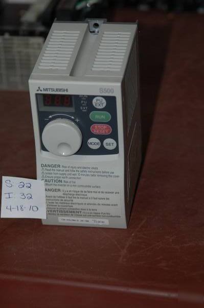 Used mitsubishi inverter fr-S510W-0.2K-na 1/4 hp
