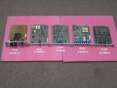 Tstb, olvc, clra, crcf, cldk lot of 5 boards