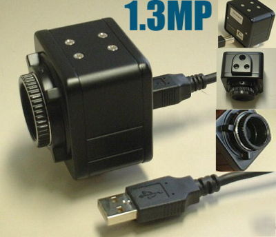 1.3 mega pixel usb 2.0 digital camera for microscope ~c