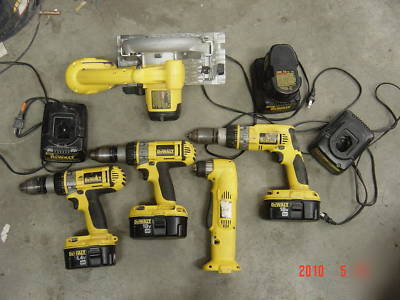 3 dewalt xrp hammer drills 1 6- 1/2