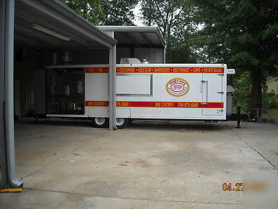 Bbq consession trailer top of the line 