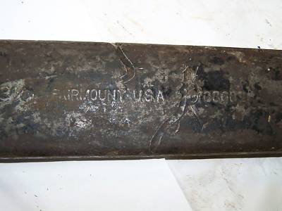 Military tank track open end 3 1/8