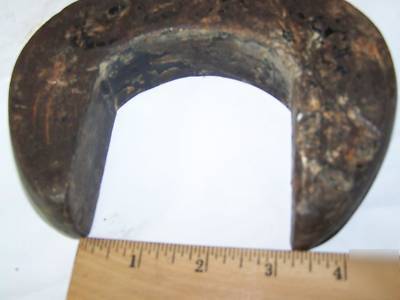 Military tank track open end 3 1/8