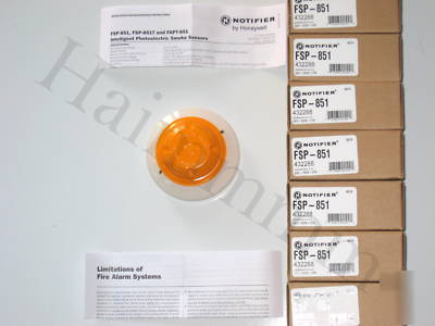 New notifier fsp-851 fire alarm smoke detector 10PCS 