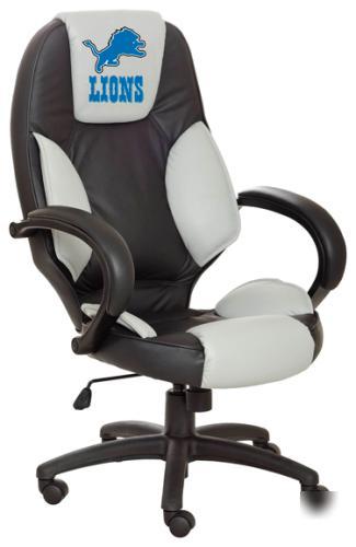 Detroit lions leather desk/office executive chair