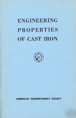 Engineering properties of cast iron foundry metal ware 