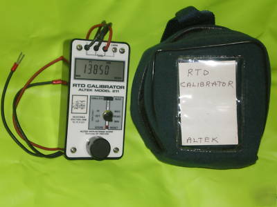 New altek 211 rtd calibrator /used ? 385 & 392 curves