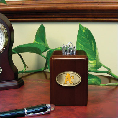 The memory company oakland athletics paper clip holder