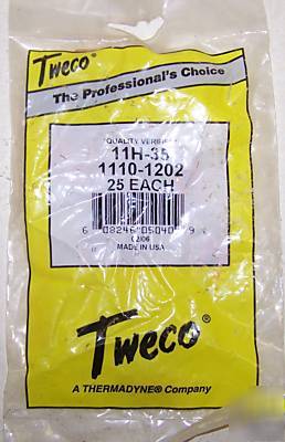 Tweco heavy duty contact tips #11H-35 - 25 per pkg