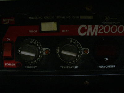 Used metro heating/ holding cabinet model C175-CM2000