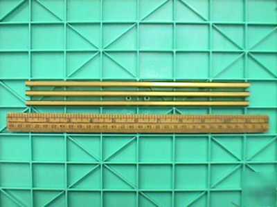 3 brass hex bars 1/4
