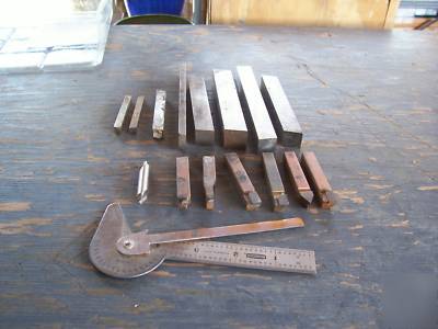 Lot of lathe cutting tools ( and more )