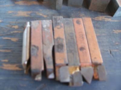Lot of lathe cutting tools ( and more )
