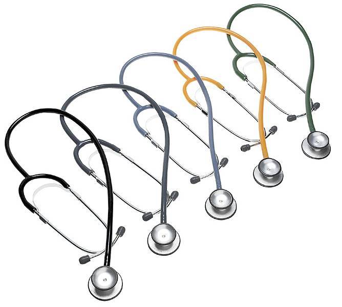 Riester duplex aluminum stethoscope, black free