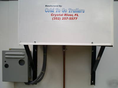Walk in refrigerated trailers freezer/cooler cold boxes