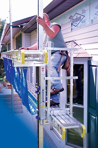 Werner aluminum pump jack scaffold system - 24' high