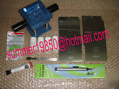 Bga chip reballing holder+ 75 cs stencils kit and other