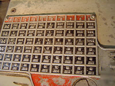 Monarch series 50 model 16 lathe 1967 quick change tool