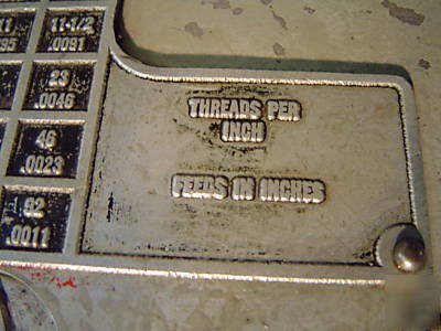 Monarch series 50 model 16 lathe 1967 quick change tool