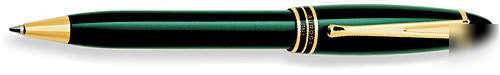 New aurora ipsilon resin green ballpoint pen [au-B31V]