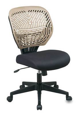 Low vinyl back contemporary office chair #os-169-32BN8