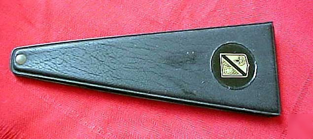 New scissor and letter opener set black case desk set