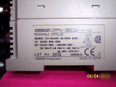 (2) omron CPM1...and a RS232C link