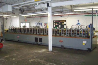 22-stand yoder rafted rollformer, mdl. qvw-200