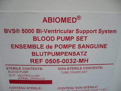 Abiomed bvs 5000 bi-ventricular support system $18,000