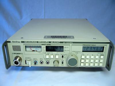 Anritsu ML524C 25-1000MHZ measuring receiver