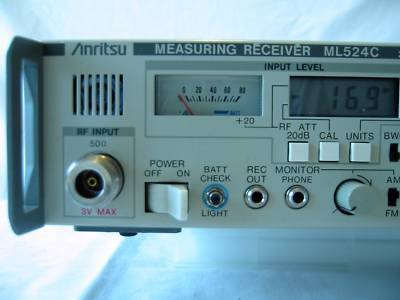 Anritsu ML524C 25-1000MHZ measuring receiver