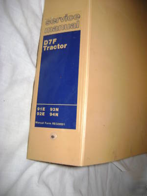 D7F tractor service manual ~ caterpillar 