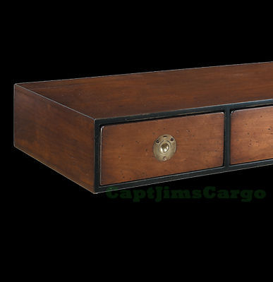 Military campaign under canvas furniture unit drawers