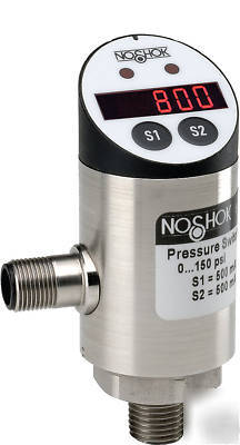 Noshok electronic pressure switch transmitter 3750 psi