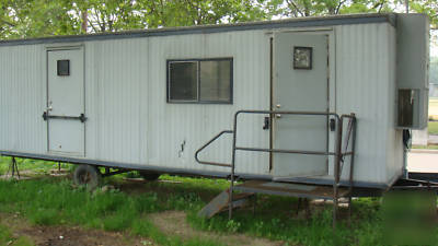 Office trailer 8'x 28' hvac, bathroom & closets