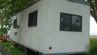 Office trailer 8'x 28' hvac, bathroom & closets