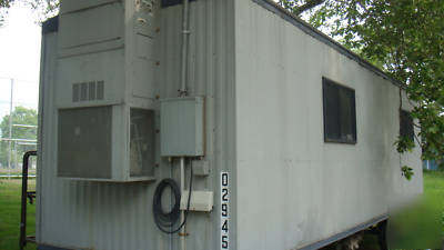 Office trailer 8'x 28' hvac, bathroom & closets
