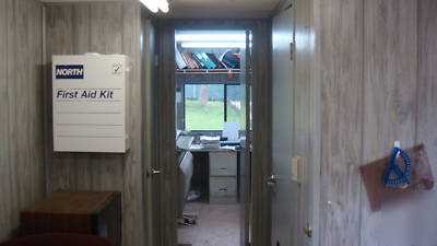 Office trailer 8'x 28' hvac, bathroom & closets