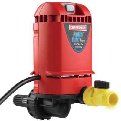 Craftsman pump out wet dry vac pump accessory 16952