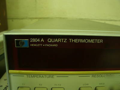 Hewlett packard 2804A quartz thermometer