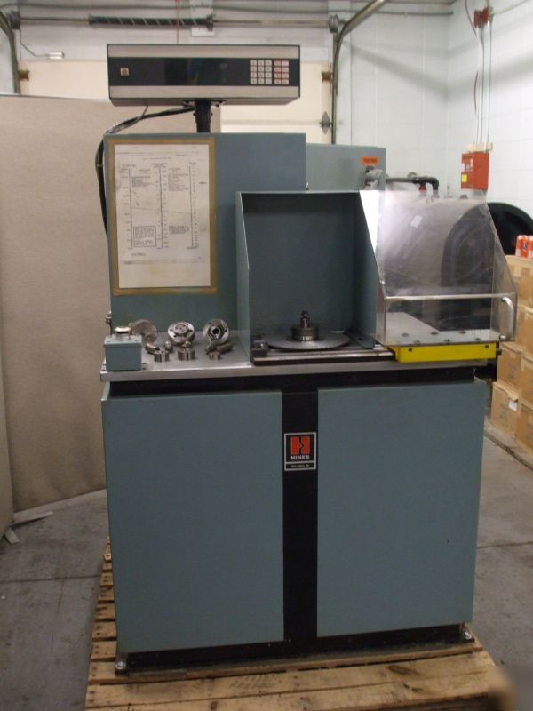 Hines two plane balancing machine hrv-20