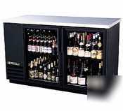 True tbb-2G| back bar cooler, 2 glass doors, (134) 6