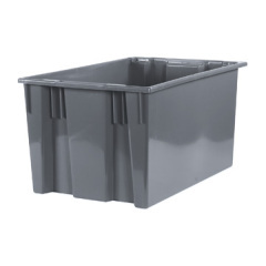 Shoplet select gray stack nest container 18 14 x 26 5