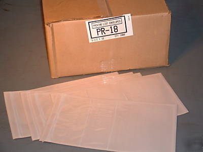 Packing list envelopes - 5 1/2