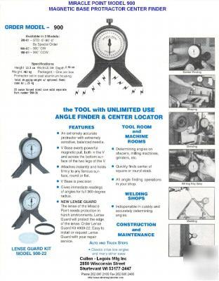 10PCS protractor center finder angle indicator magnetic