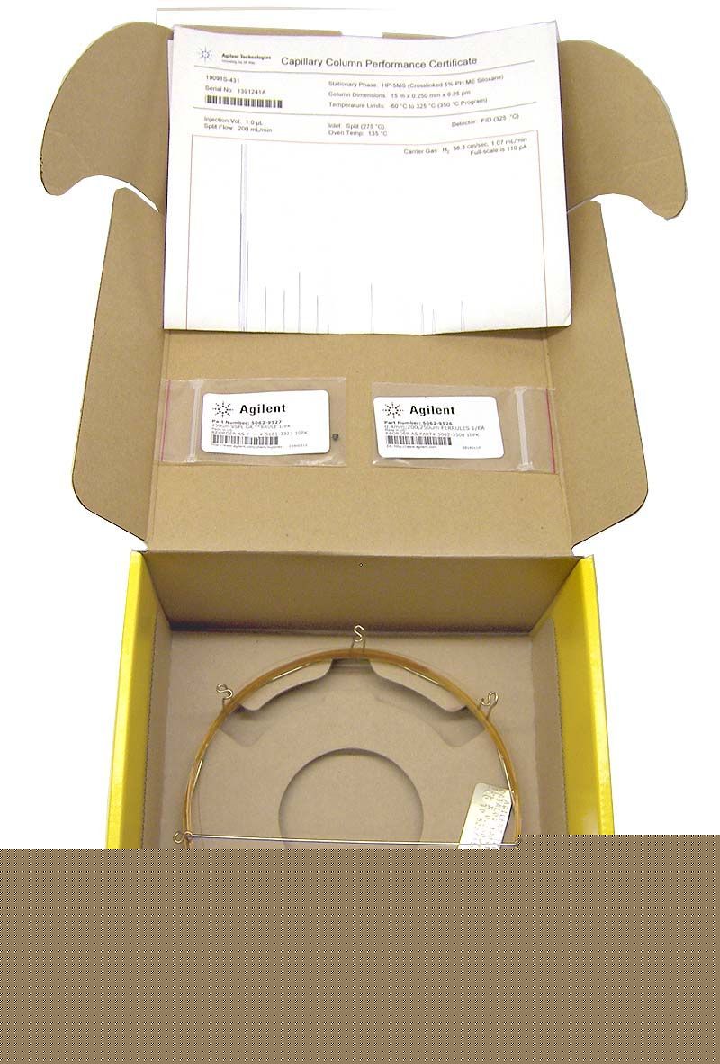 New agilent hp-5MS gc-capillary column 15M .25MM 19091S