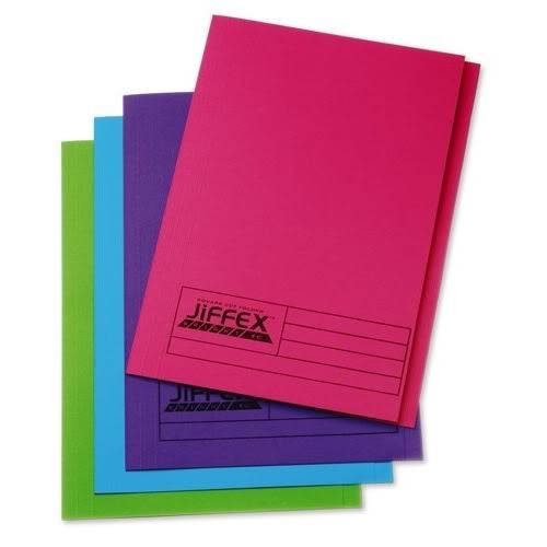 10 rexel bright mixed colour heavy duty square cut file