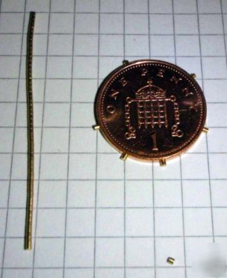 50 * gold tiny neodymium disc magnets 1 by 1MM craft