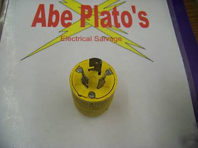 General electric locking male cord end nema L5-15, used
